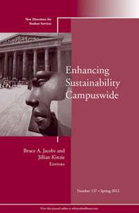 Enhancing Sustainability Campuswide. New Directions for Student Services, Number 137,  audiobook. ISDN33818366
