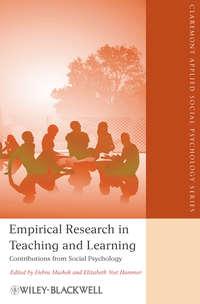 Empirical Research in Teaching and Learning. Contributions from Social Psychology,  аудиокнига. ISDN33823262