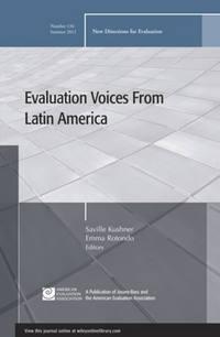 Evaluation Voices from Latin America. New Directions for Evaluation, Number 134,  audiobook. ISDN33823270