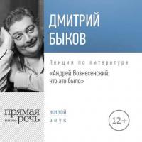 Лекция «Андрей Вознесенский: что это было», аудиокнига Дмитрия Быкова. ISDN34328854