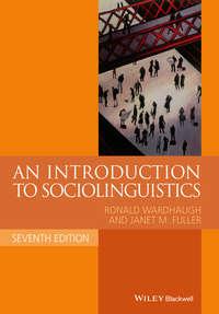 An Introduction to Sociolinguistics - Ronald Wardhaugh