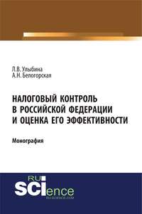 Налоговый контроль в Российской Федерации и оценка его эффективности - А. Белогорская