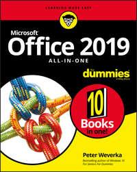 Office 2019 All-in-One For Dummies - Peter Weverka