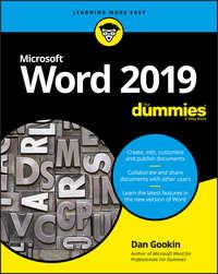 Word 2019 For Dummies, Dan  Gookin książka audio. ISDN39843424