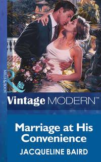 Marriage At His Convenience, JACQUELINE  BAIRD audiobook. ISDN42422234