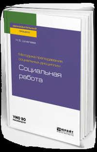 Методика преподавания социальных дисциплин: социальная работа. Учебное пособие для бакалавриата и магистратуры - Наталья Шмелева