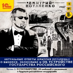 Актуальные ответы о бизнесе, экономике и устройстве Государства Российского. Часть 3. О государстве - Дмитрий Потапенко