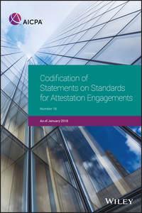 Codification of Statements on Standards for Attestation Engagements, January 2018,  аудиокнига. ISDN43478384