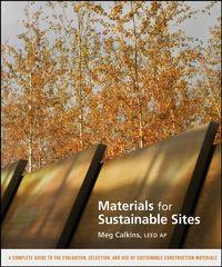 Materials for Sustainable Sites,  książka audio. ISDN43480584