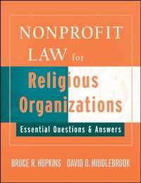 Nonprofit Law for Religious Organizations - David Middlebrook
