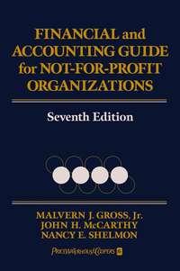 Financial and Accounting Guide for Not-for-Profit Organizations - John McCarthy