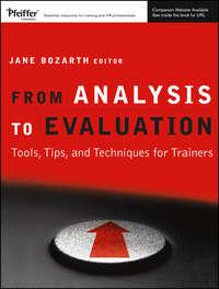 From Analysis to Evaluation - Collection