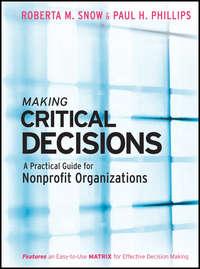 Making Critical Decisions,  książka audio. ISDN43490869