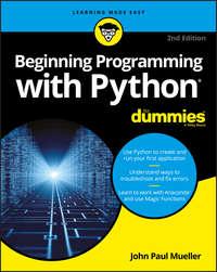Beginning Programming with Python For Dummies,  аудиокнига. ISDN43494989