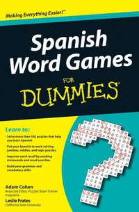 Spanish Word Games For Dummies, Adam  Cohen książka audio. ISDN43496141