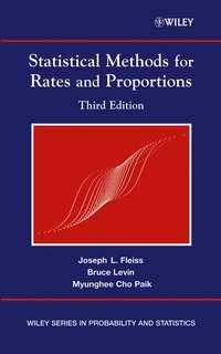 Statistical Methods for Rates and Proportions - Bruce Levin