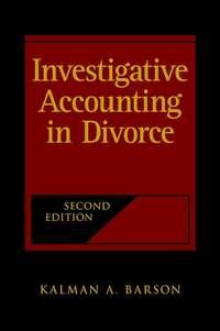 Investigative Accounting in Divorce,  książka audio. ISDN43505098