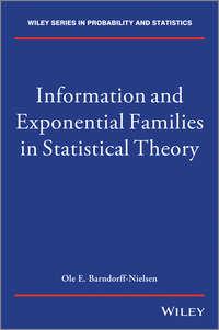 Information and Exponential Families - Сборник