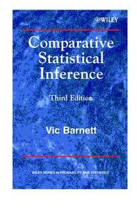 Comparative Statistical Inference,  audiobook. ISDN43507106