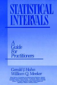 Statistical Intervals - Gerald Hahn