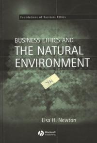 Business Ethics and the Natural Environment,  audiobook. ISDN43519663