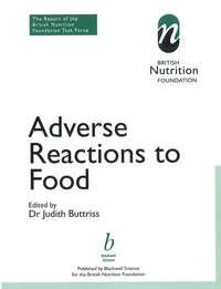Adverse Reactions to Food - Judy Buttriss