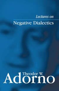 Lectures on Negative Dialectics - Collection