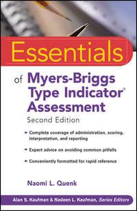 Essentials of Myers-Briggs Type Indicator Assessment,  audiobook. ISDN43534130