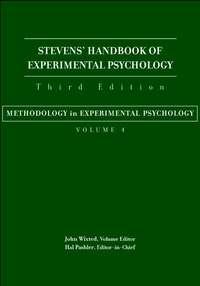 Stevens Handbook of Experimental Psychology, Methodology in Experimental Psychology - Hal Pashler