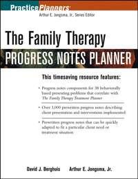 The Family Therapy Progress Notes Planner - David Berghuis