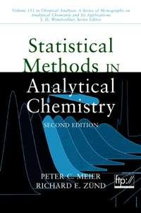 Statistical Methods in Analytical Chemistry - Peter Meier