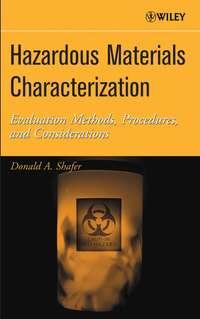 Hazardous Materials Characterization - Donald Shafer