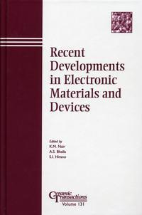 Recent Developments in Electronic Materials and Devices, S.-I.  Hirano audiobook. ISDN43576307
