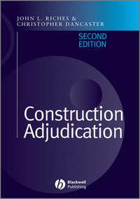 Construction Adjudication, John  Riches audiobook. ISDN43589267