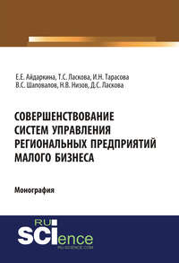 Совершенствование систем управления региональных предприятий малого бизнеса - Екатерина Айдаркина