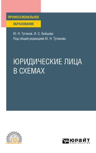 Юридические лица в схемах. Учебное пособие для СПО - Юрий Туганов