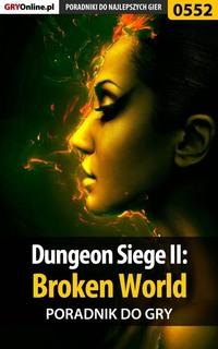 Dungeon Siege II: Broken World,  książka audio. ISDN57200431