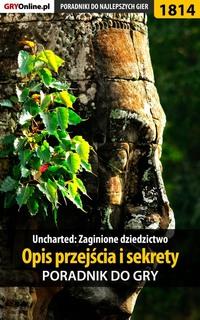 Uncharted: Zaginione Dziedzictwo,  audiobook. ISDN57206661