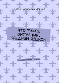 Что такое ситуация, средним языком. Часть всей книги о ситуации, audiobook Сергея Борисовича Иванова. ISDN63471423