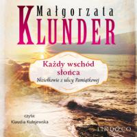 Każdy wschód słońca, Małgorzata Klunder książka audio. ISDN63471982