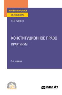 Конституционное право. Практикум 5-е изд. Учебное пособие для СПО - Лидия Нудненко