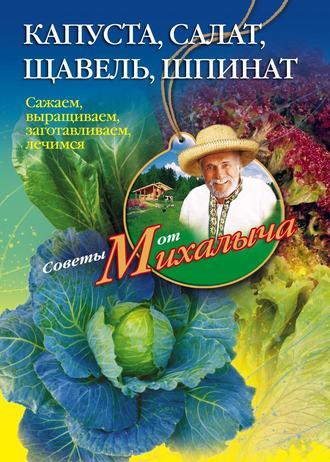 Капуста, салат, щавель, шпинат. Сажаем, выращиваем, заготавливаем, лечимся, аудиокнига Николая Звонарева. ISDN646545