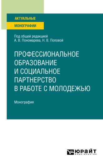 Профессиональное образование и социальное партнерство в работе с молодежью. Монография - Зинаида Сенук