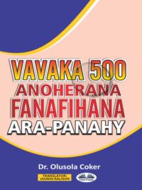 Vavaka Mahery Vaika Miisa 500 Hanoherana Ny Fanafihana Ara-Panahy,  Hörbuch. ISDN65745921
