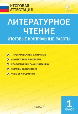 Литературное чтение. Итоговые контрольные работы. 1 класс - Сборник