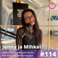 Jenny ja Mihkel – Väljakutsed ja seiklused värske ettevõtja ning agentuurijuhina, Katrin Hinrikus audiobook. ISDN66203233