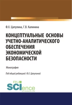 Концептуальные основы учетно-аналитического обеспечения экономической безопасности. (Аспирантура, Бакалавриат, Магистратура). Монография. - Фарида Цапулина