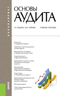 Основы аудита. (Бакалавриат, Магистратура, Специалитет). Учебное пособие. - Галина Юдина