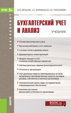 Бухгалтерский учет и анализ. (Бакалавриат). Учебник.