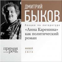 Лекция «„Анна Каренина“ как политический роман», аудиокнига Дмитрия Быкова. ISDN6724808